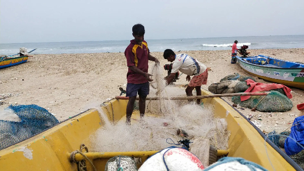 CMD gave rain alert today and warned fishermen not to go to the sea 