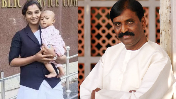  Poet Vairamuthu congratulates the tribal woman Sripati who passed the judge exam