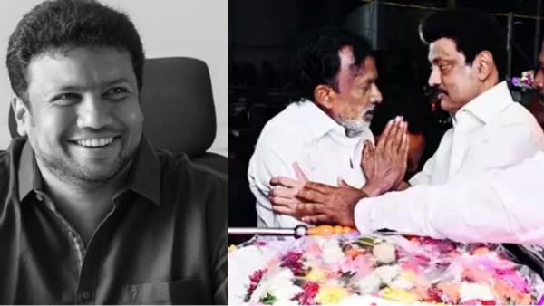 Vetri Duraisamy death Chief Minister MK Stalin comforts Saidai Duraisamy 