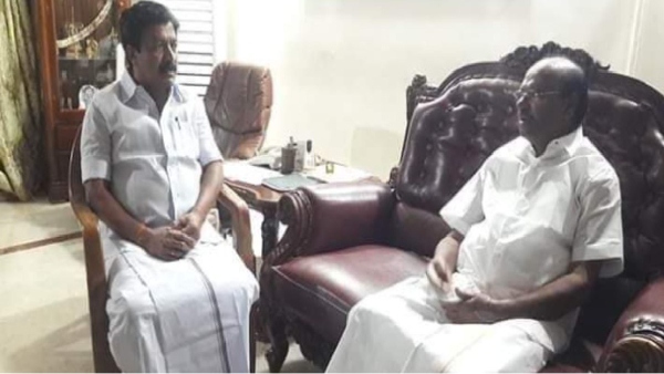 CV Shanmugam meets Dr Ramadoss: PMK demands 9 LS, 1 RS seats from AIADMK?