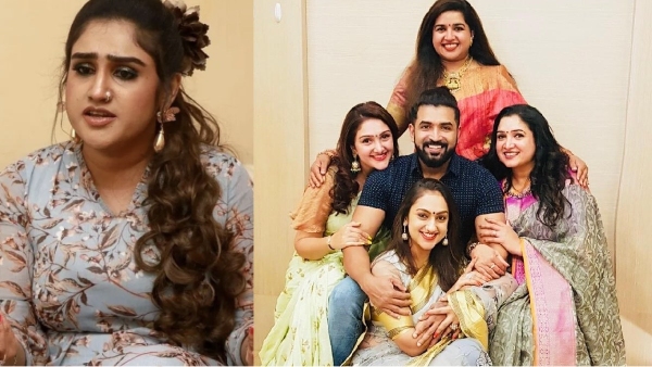 Actress Vanitha talking about messaged his sisters Anitha and Sridevi 