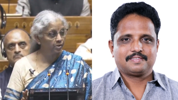 AIIMS+ brick: Madurai MP Su venkatesan criticizes FM Nirmala sitharaman budget speech AIIMS+ brick: Madurai MP Su venkatesan criticizes FM Nirmala sitharaman budget speech