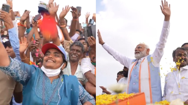 I received immense love in Palladam and Madurai says PM Modi 