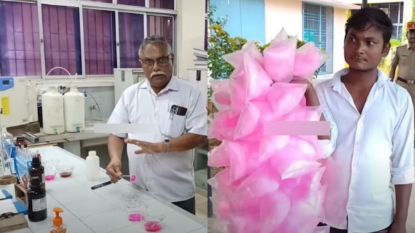 Food officer released cotton candy lab result 