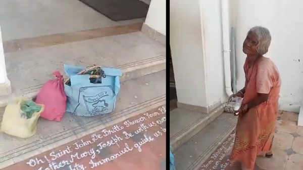  An elder womans handwriting was very good 