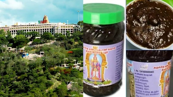 70000 tins of spoiled Panchamirtham destroyed in Palani Murugan temple 