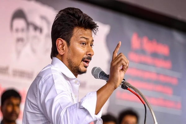 Minister Udhayanidhi Stalin criticizes Central Government over tax sharing for Tamil Nadu Minister Udhayanidhi Stalin criticizes Central Government over tax sharing for Tamil Nadu