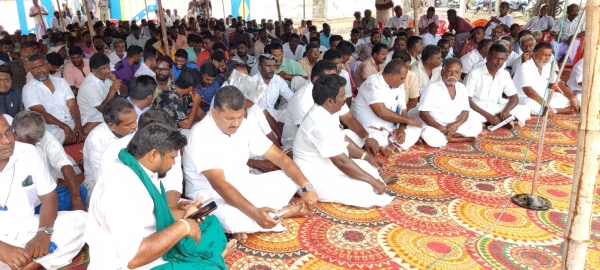 Release Fishermen from Srilanka: Relay hunger strike at Rameswaram 