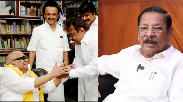 RS Bharti accuses DMDK chief Vijayakanth of betraying Karunanidhi 