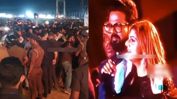 Huge confusion in Sri Lanka music show as fans rushed to stage to see Tamannah 