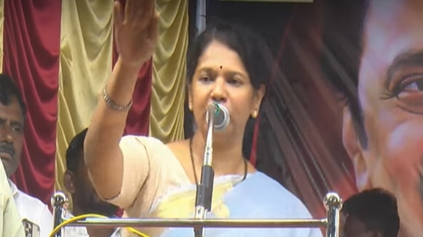 I.N.D.I.A bloc Will establish EV Ramasamy Rajyam in India: DMK MP Kanimozhi