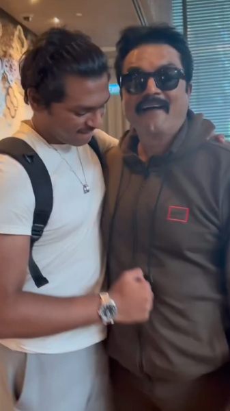 Actor Sarathkumar broke the family secret Radhika and her son have a problem