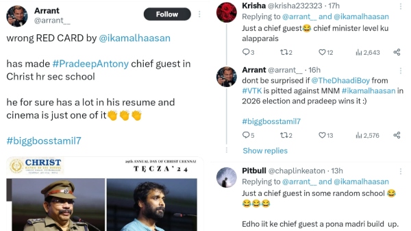  Will Pradeep compete against Kamal Haasan in the upcoming elections?