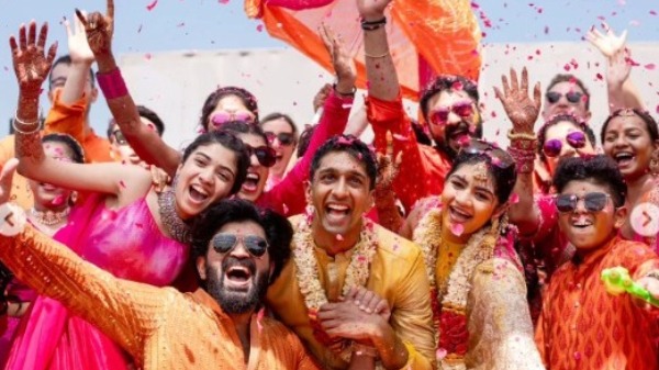 Why Relatives cried by Vijayakumars granddaughter at Sangeet function