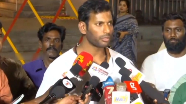 This party will get a landslide victory in lok sabha election: Actor vishal predicts