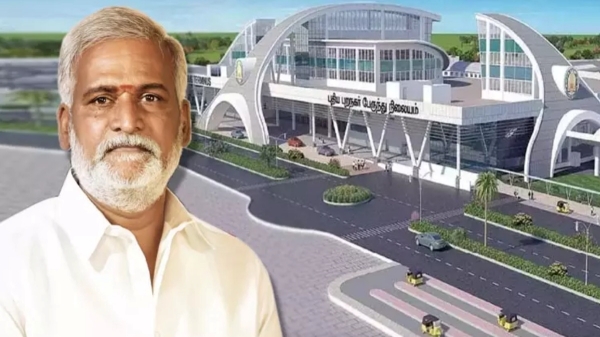 Kilambakkam bus terminus food court Omni bus stand completed in Mudichur from April 2024 says Sekar babu Kilambakkam bus terminus food court Omni bus stand completed in Mudichur from April 2024 says Sekar babu