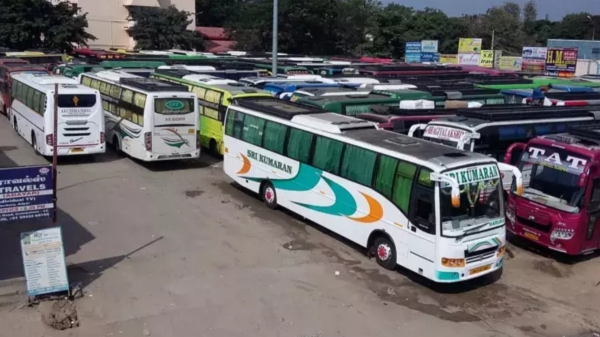 Bus owners notice that passengers can board Omni buses departing from Koyambedu 