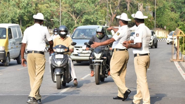 If the outstanding fine is more than 50,000, the Bangalore traffic police will come to the door 