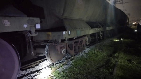 Chennai train accident: Freight train derails at Central Railway Station