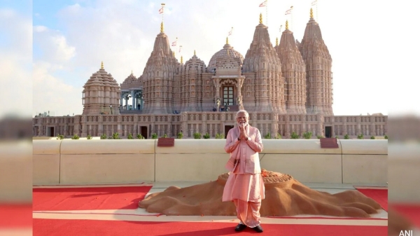 After Temple Inauguration PM Modi says UAE President Has Won The Hearts Of 140 Crore Indians 