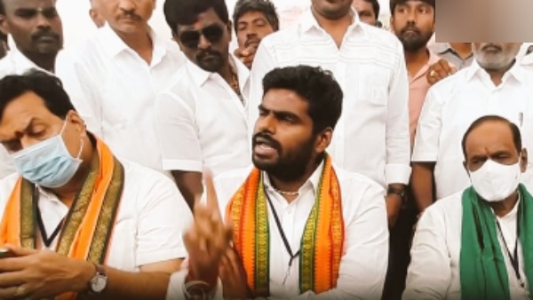 Fact check regarding Annamalai said that if BJP comes to power there will be no Tamil Thai valthu 