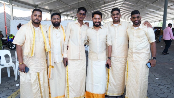 Do you know Madhampatti Rangaraj has done catering in Malaysia? 