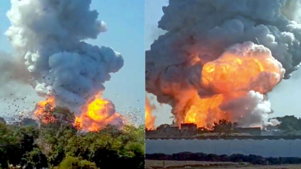 Madhya Pradeshs Harda firecracker factory blast 11 killed and many injured 