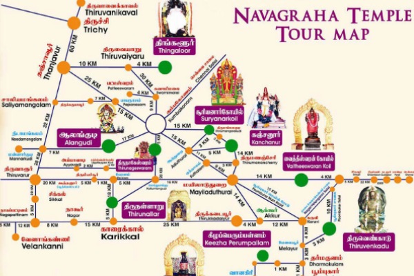Kumbakonam Navagraha tour 9 Temples Dharsan in one day starting from today 