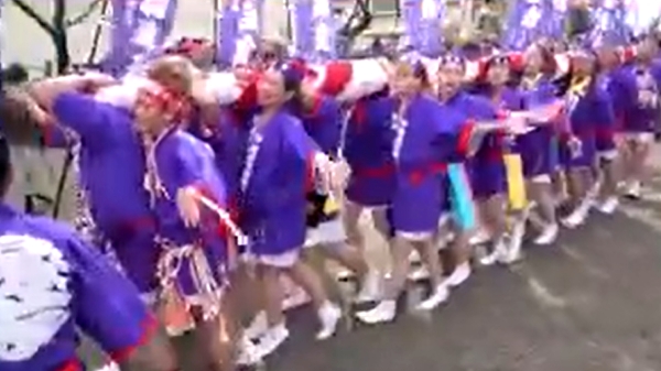  For the first time Women participated in 1,250-year-old Japan naked festival