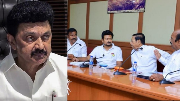 Chief Minister Mk Stalin held Discussion with DMK Election Coordination Committee 