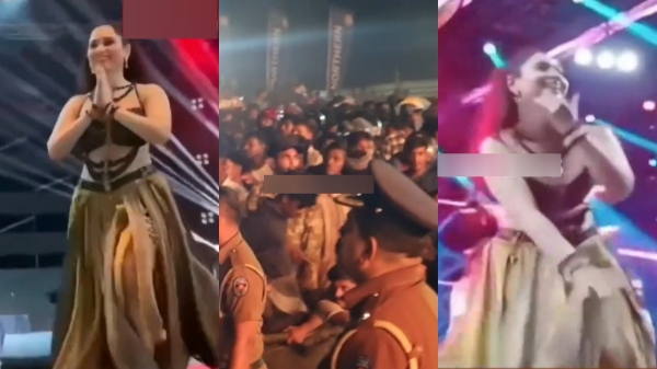 Huge confusion in Sri Lanka music show as fans rushed to stage to see Tamannah 