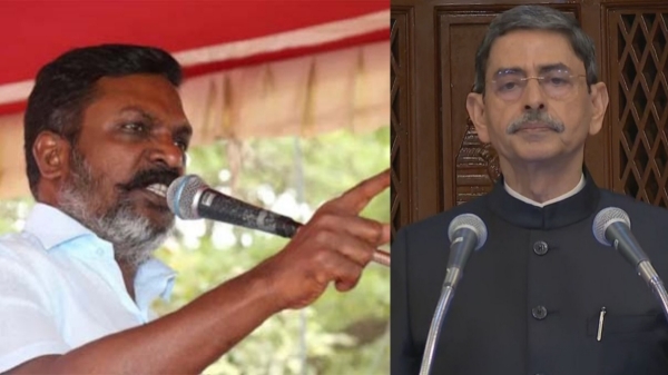 Governor should leave Tamil Nadu vck Chief Thol Thirumavalavan reaction 