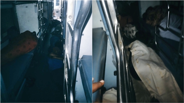 This is the situation of the Nilgiri Express S11 coach from Mettupalayam to Chennai 