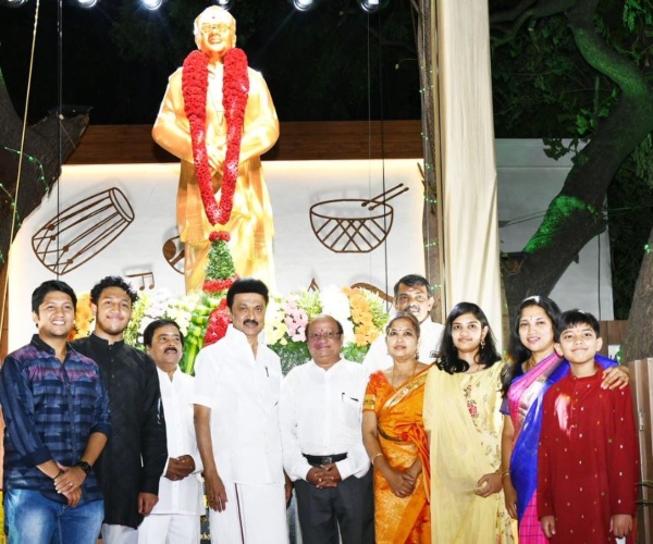 Statues were erected during MK Stalins regime 