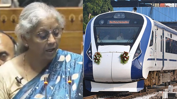 New Vande Bharat to be launched soon says Minister Nirmala Sitharaman in Union budget 2024-25 speech New Vande Bharat to be launched soon says Minister Nirmala Sitharaman in Union budget 2024-25 speech