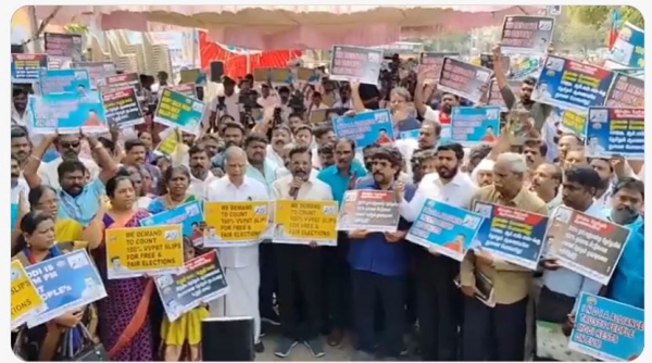 Opposition accuses EVM machine 