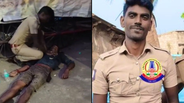 Kudos to the policeman who administered CPR and saved the pedestrians life: Chennai Police 
