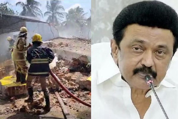 10 killed in firecracker factory blast CM Stalins condolence Rs. 3 lakh relief