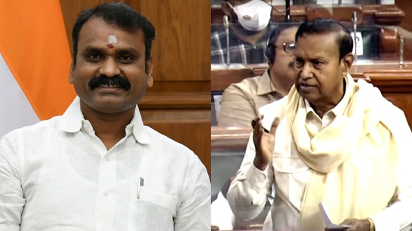 Union Minister L Murugan condemns DMK TR balus Unfit remarks 