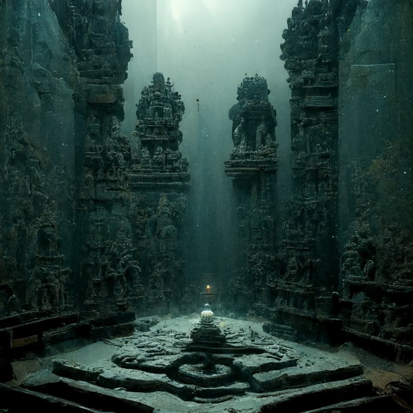 How Dwarka the place of Krishna submerged into the sea?