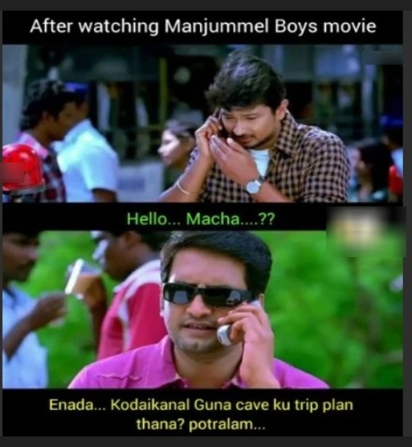 manjummel boys memes Funny memes collection on manjummel boys movie 06 03 2024