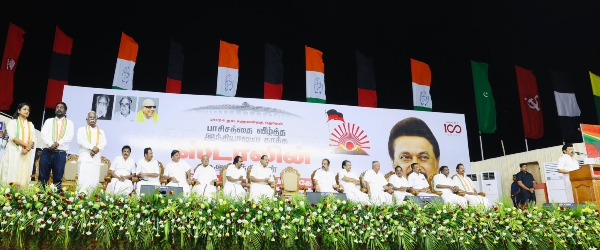 DMK Chief Stalin attacks PM Modi at nellai election campaign meeting