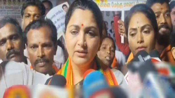 Khushbu controversial speech about magalir urimaithogai 1000 rupees as beg money Khushbu controversial speech about magalir urimaithogai 1000 rupees as beg money