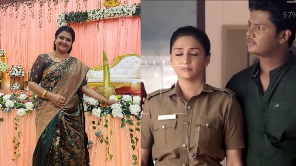 Siragadikka aasai serial vijaya character Anila Sreekumar son vijay tv actor