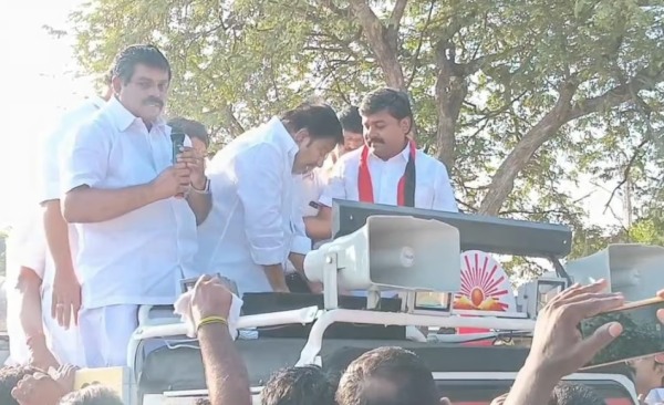 Minister KN Nehru felt faint while election campaign in perambalur