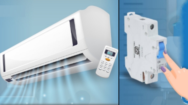Not switch off the AC on remote only but also switch off the stabilizer switch