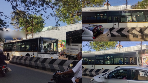 Ashok Leyland Ultra-Low Floor AC Buses Testing happened on Madurai Roads