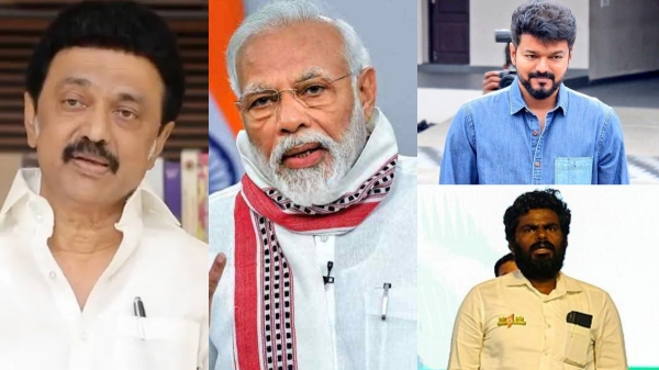 PM modi, Vijay and Annamalai extends birthday greetings to cm stalin