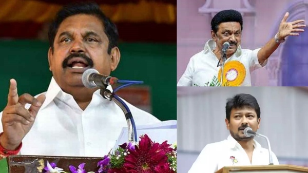 Edappadi palanisamy demands that stalin and udhayanidhi should resign their posts