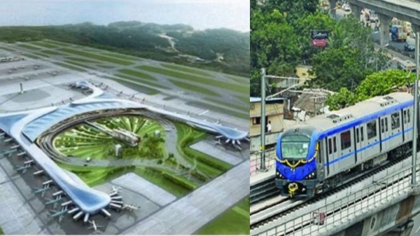 Parandur airport to get not one but Two metro stations know the reason